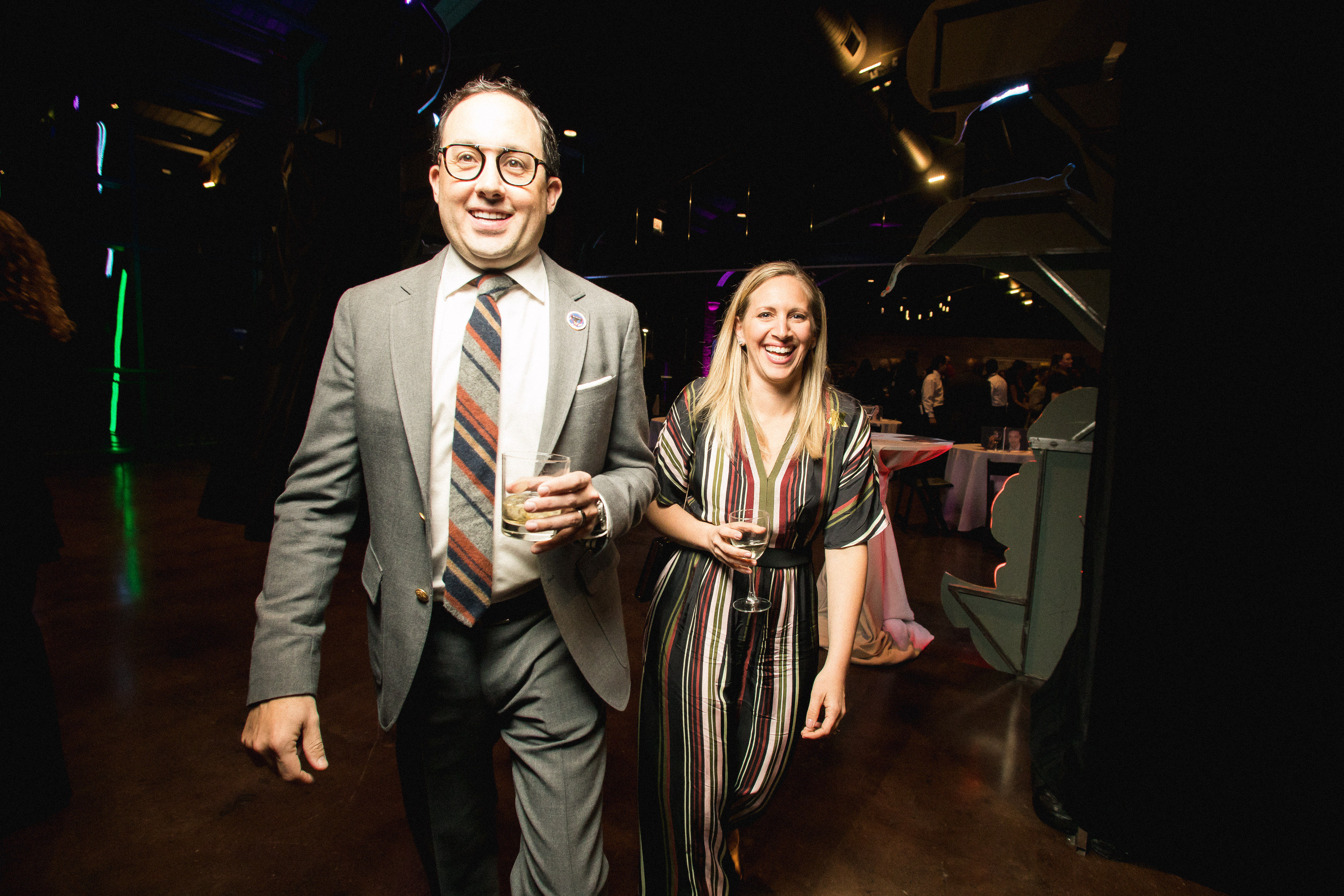 MFA Acting alumnus P.J. Byrne and his wife Jaime.